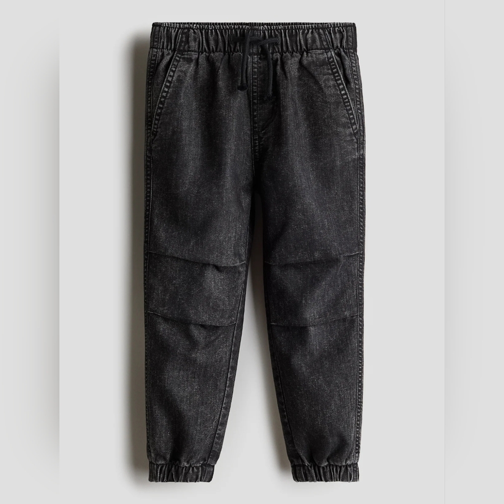 H&M |‎ Twill Dark wash Denim Joggers